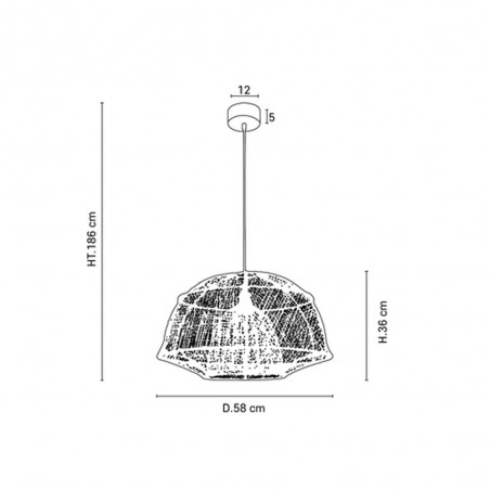 Lampe de plafond Odyssee XL
