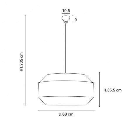Lampe de plafond Cosiness