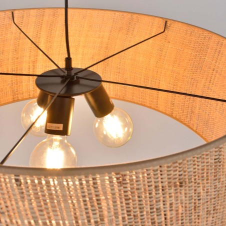 Lampe de plafond Tambour Naturel