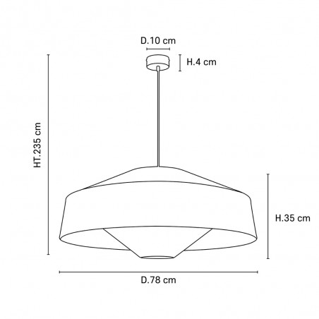 Lampe de suspension Mokuzaï