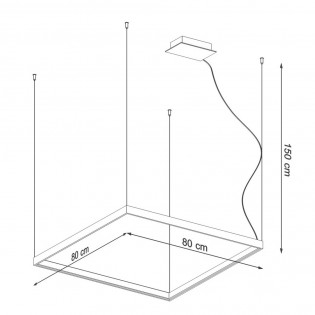 Lampe a suspensión Led Nelya (50W) III