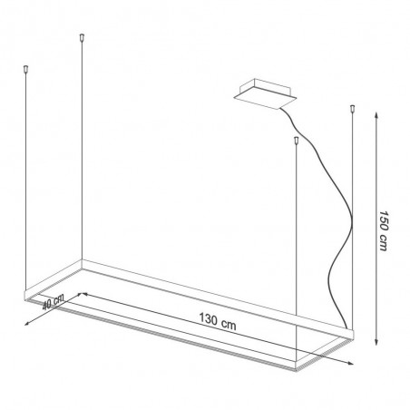 Lampe a suspensión Led Tuula (50W) III