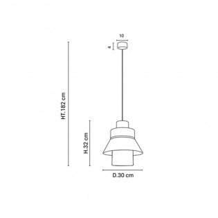 Lampe de plafond Singapour XML