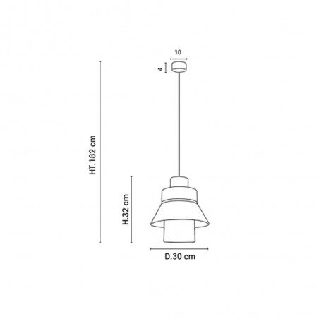 Lampe de plafond Singapour XML
