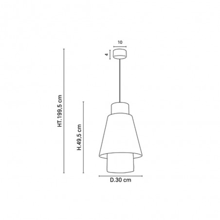 Lampe de suspension Singapour S