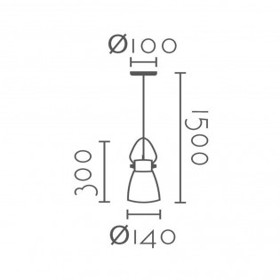 Lampe a suspension Serreta