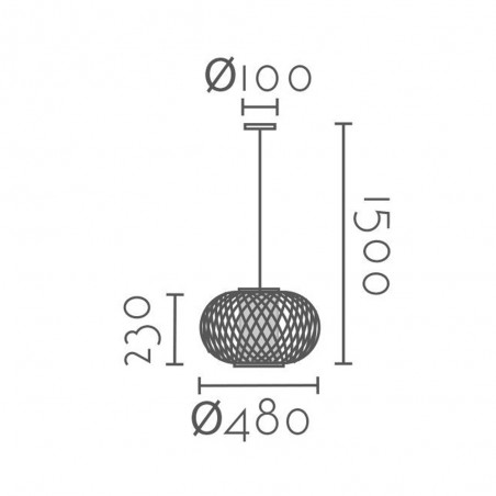 Lampe de plafond Brezo