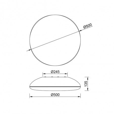 Plafón de techo Kazz 50