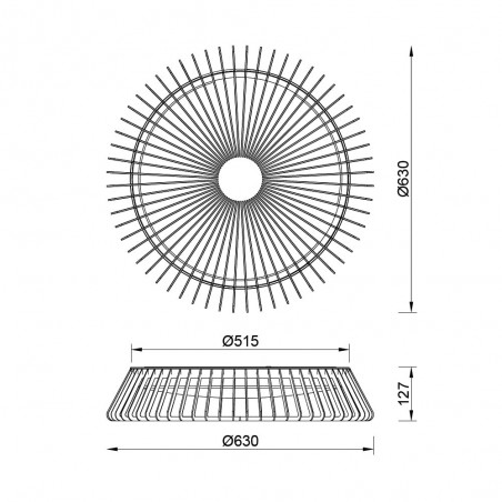 Plafón de techo LED Himalaya Smart (80W)