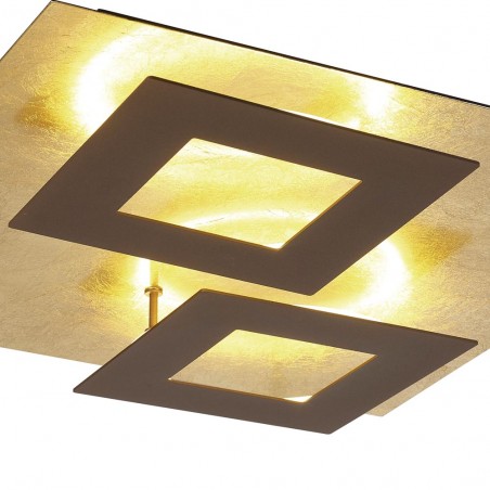 Plafón de techo LED Dalia Oro (48W)