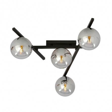 Plafonnier Tramas Graphite (4 lumieres)