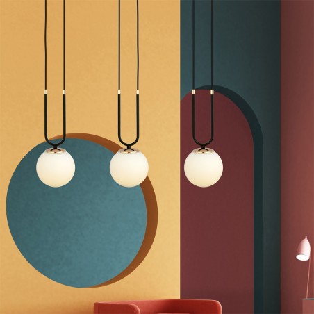 Lampe de plafond Megan Opal (3 lumieres)