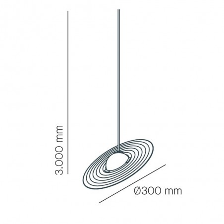 Lampe de plafond Symphony 30