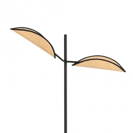 Lampadaire Cano Rotin (2 lumieres)