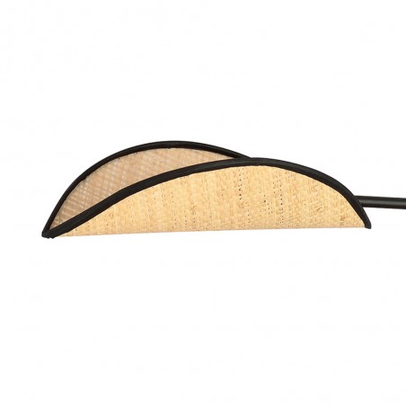 Lampe de plafond Cano Rotin (2 lumieres)