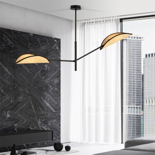 Lampe de plafond Cano Rotin (2 lumieres)