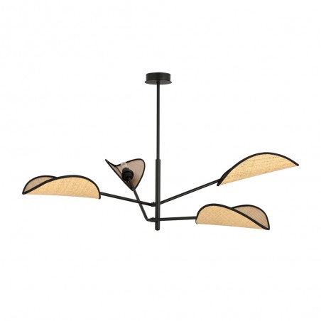 Lampe de plafond Cano Rotin (4 lumieres)