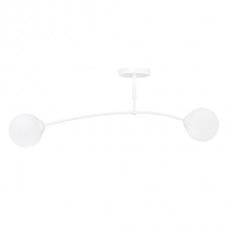 Plafonnier Mobis Blanc (2 lumieres)