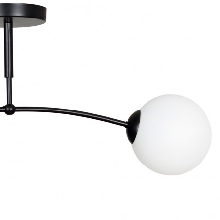 Plafonnier Mobis Noir (2 lumieres)