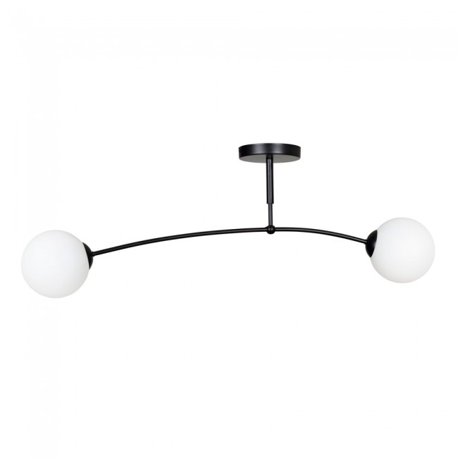 Plafonnier Mobis Noir (2 lumieres)
