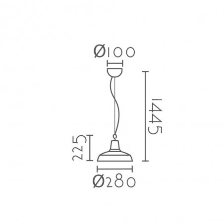 Lampe de plafond Sicol