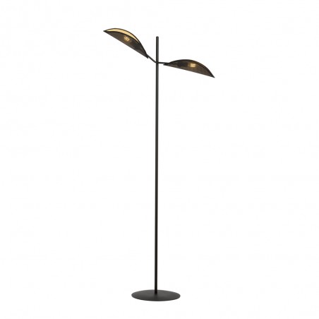 Lampadaire Cano Noir (2 lumieres)