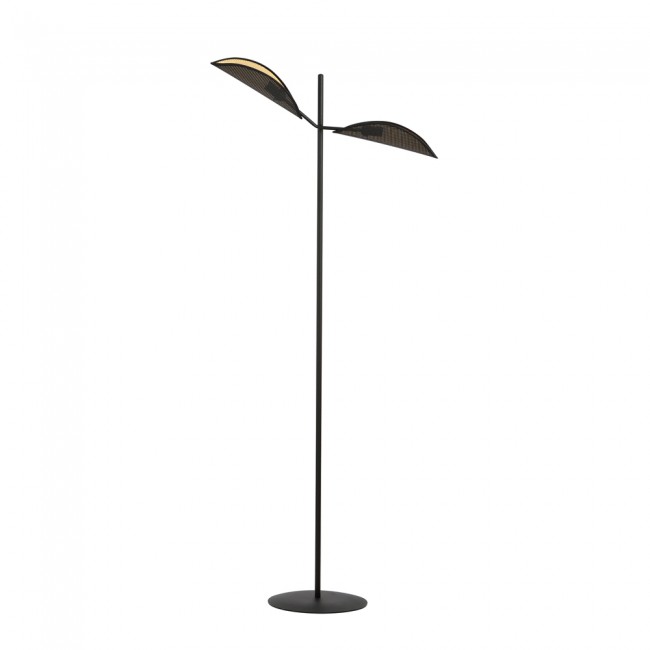 Lampadaire Cano Noir (2 lumieres)