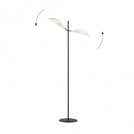 Lampadaire Cano Blanc (2 lumieres)