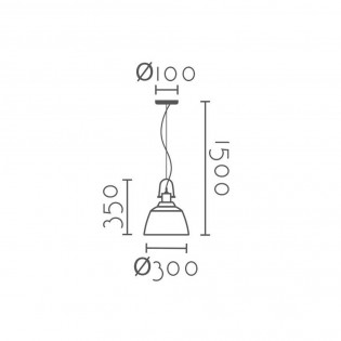 Lampe de plafond Samos