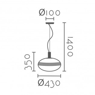 Lampe a suspensión Kalma