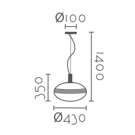 Lampe a suspensión Kalma