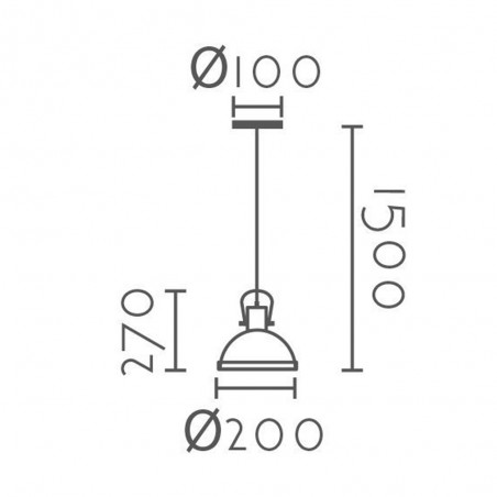 Lampe de plafond Liandre