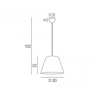 Lampe de plafond Secret