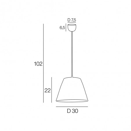 Lampe de plafond Secret