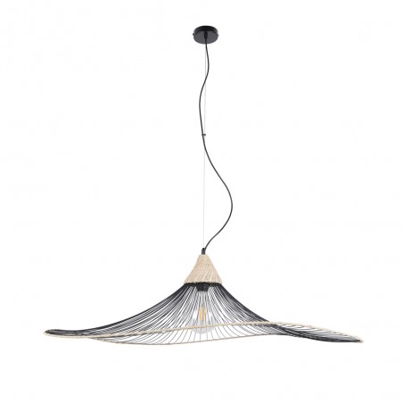 Lampe de suspension Lizzie Rotin XL