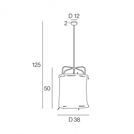 Lampe de suspension Hikari