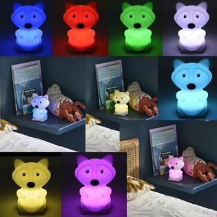 Lampe portable enfants LED Big Fox RGB (4W)