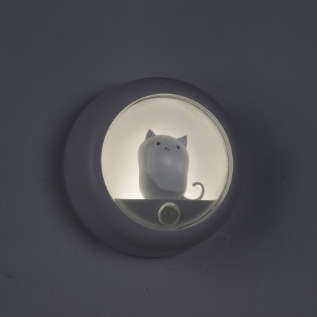 Veilleuise á LED avec capteur pour enfants Chat (3W)