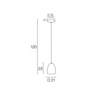 Lampe de plafond Spiral