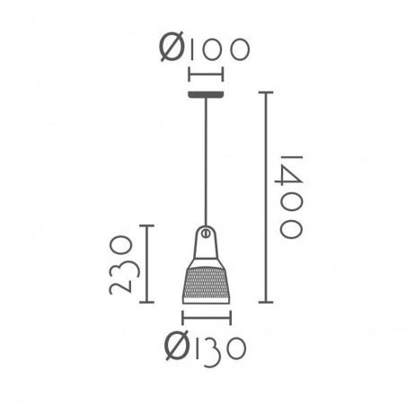 Lampe a suspension Ripel