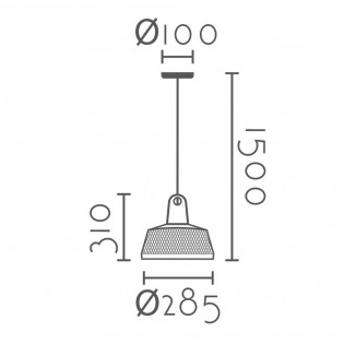 Lampe de plafond Ripel