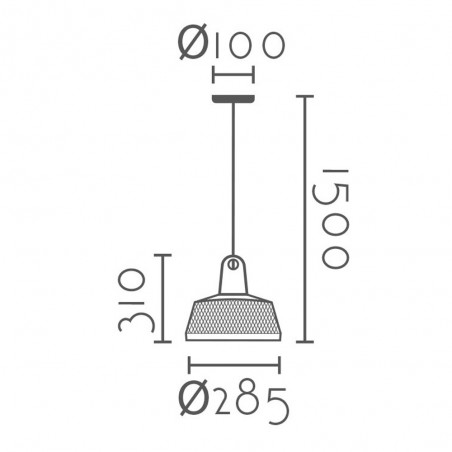Lampe de plafond Ripel