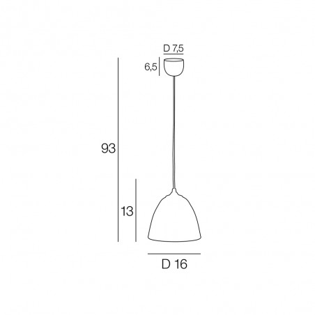 Lampe de suspension Ogive