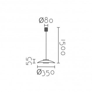 Lampe de plafond Led Estilda (9+6W)