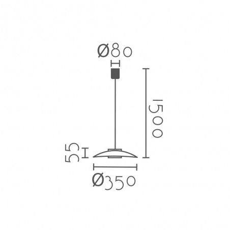 Lampe de plafond Led Estilda (9+6W)