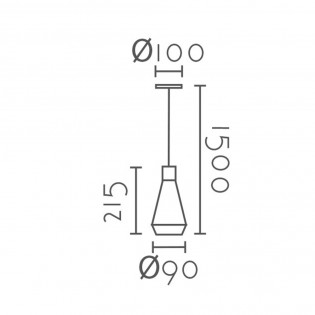 Lampe de plafond Haza