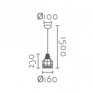 Lampe de plafond Zael