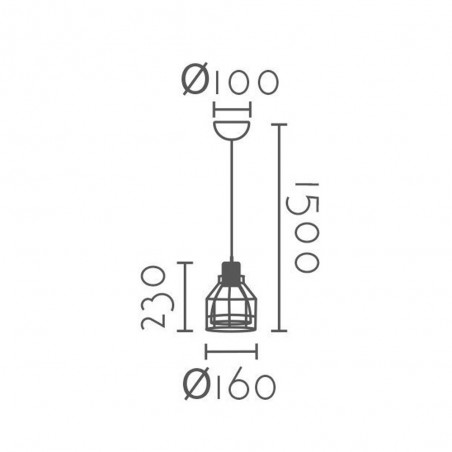Lampe de plafond Zael