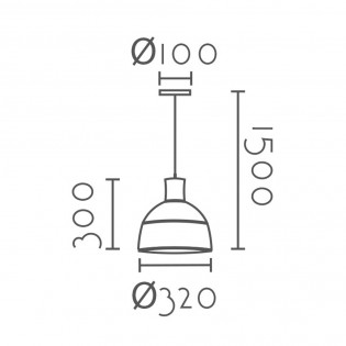 Lampe de plafond Biel