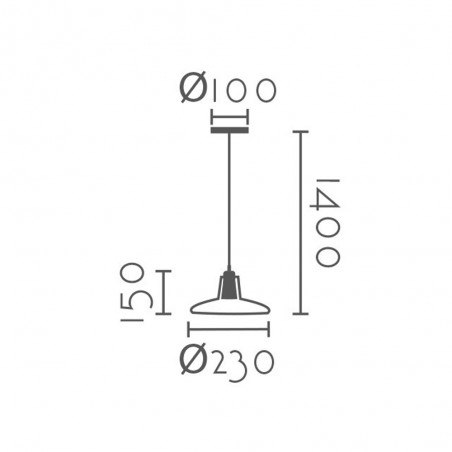 Lampe de plafond Olba